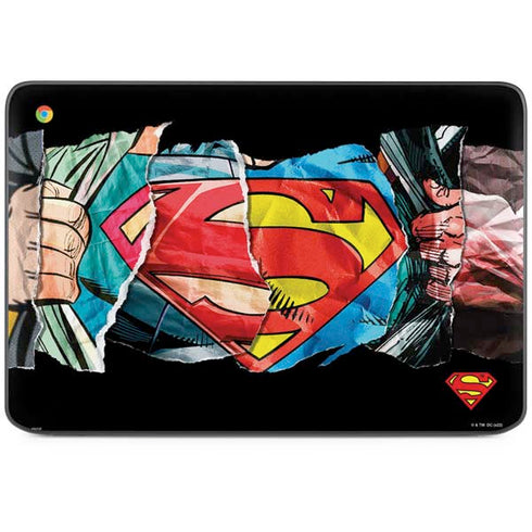 DC Comics Superman Shield HP Chromebook Skin