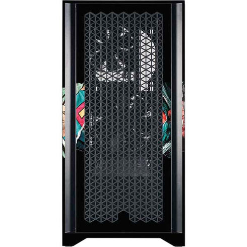 DC Comics Superman Shield Corsair 4000D Tempered Glass Mid-Tower ATX Case Skin