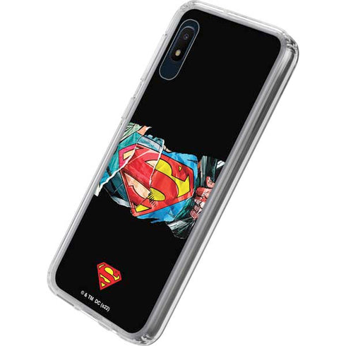 DC Comics Superman Shield Galaxy A10e Clear Case