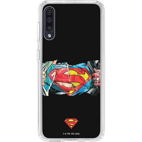 DC Comics Superman Shield Galaxy A50 Clear Case