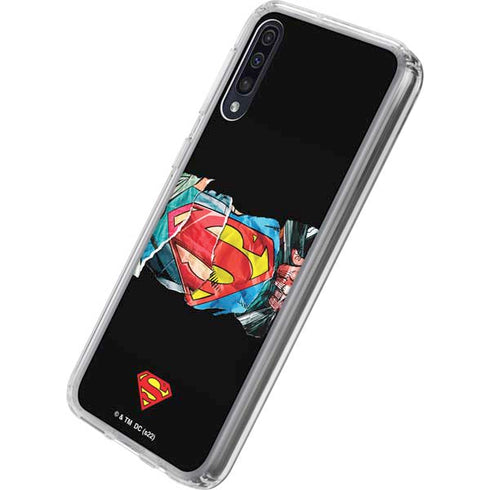 DC Comics Superman Shield Galaxy A50 Clear Case