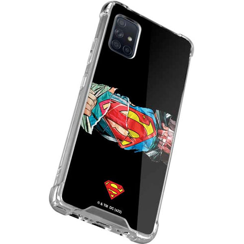 DC Comics Superman Shield Galaxy A51 5G Clear Case