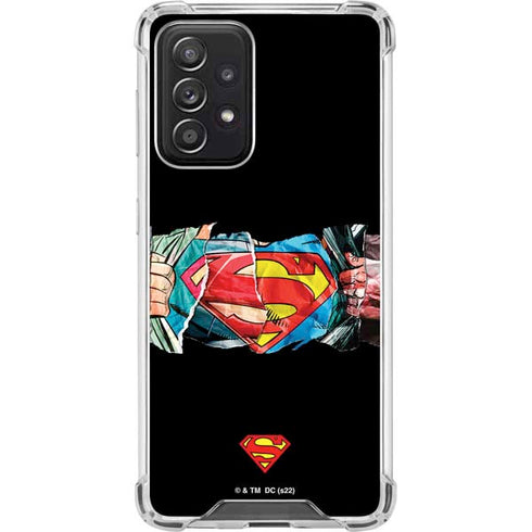 DC Comics Superman Shield Galaxy A52 5G Clear Case