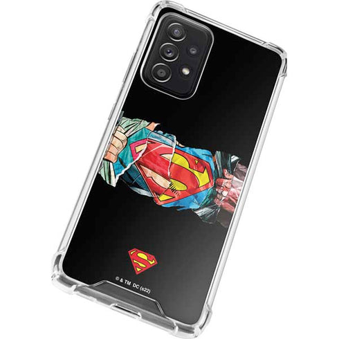 DC Comics Superman Shield Galaxy A52 5G Clear Case