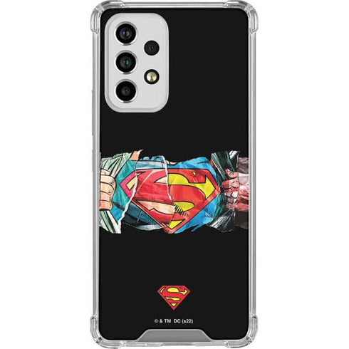DC Comics Superman Shield Galaxy A53 5G Clear Case