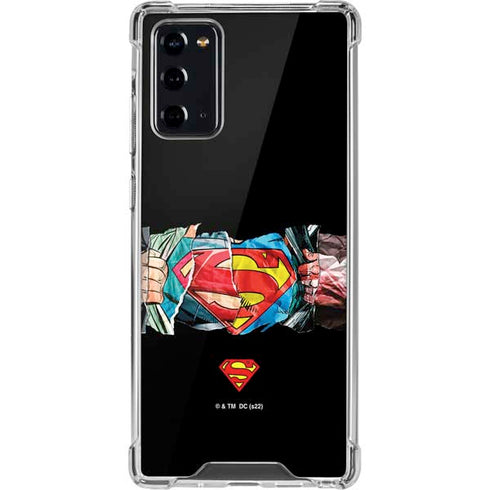 DC Comics Superman Shield Galaxy Note20 5G Clear Case