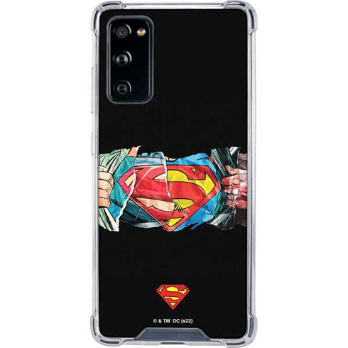 DC Comics Superman Shield Galaxy S20 FE Clear Case