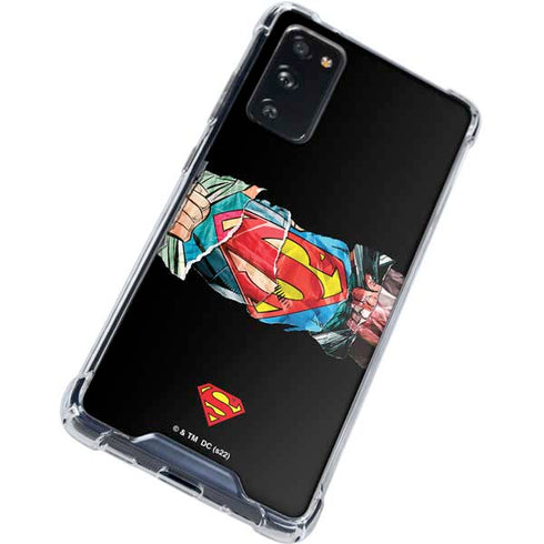 DC Comics Superman Shield Galaxy S20 FE Clear Case