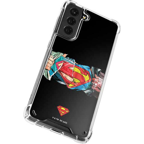 DC Comics Superman Shield Galaxy S21 Plus 5G Clear Case