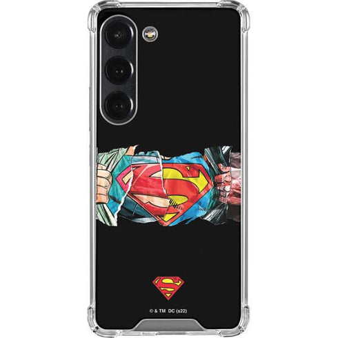 DC Comics Superman Shield Galaxy S23 Clear Case