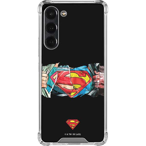 DC Comics Superman Shield Galaxy S23 Plus Clear Case