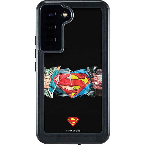 DC Comics Superman Shield Galaxy S23 Plus Waterproof Case
