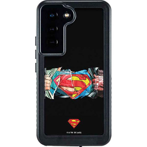 DC Comics Superman Shield Galaxy S23 Waterproof Case