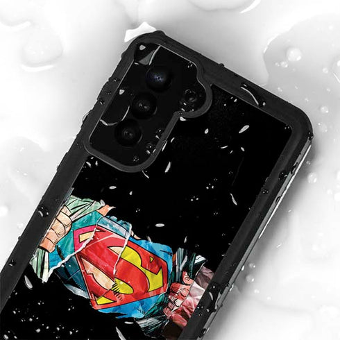 DC Comics Superman Shield Galaxy S23 Waterproof Case