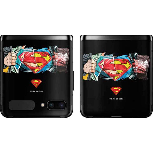 DC Comics Superman Shield Galaxy Z Flip Skin