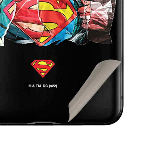 DC Comics Superman Shield Galaxy Z Flip Skin