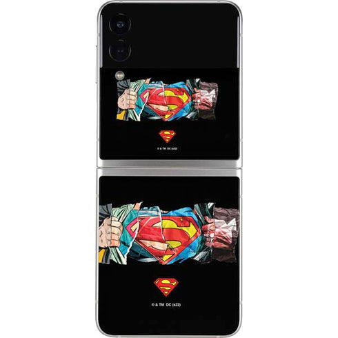DC Comics Superman Shield Galaxy Z Flip3 5G Skin