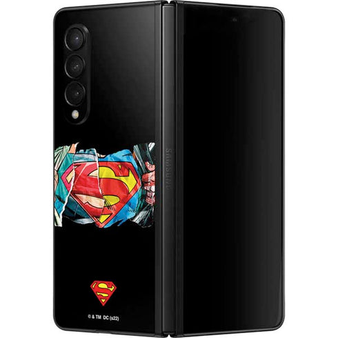 DC Comics Superman Shield Galaxy Z Fold3 5G Skin