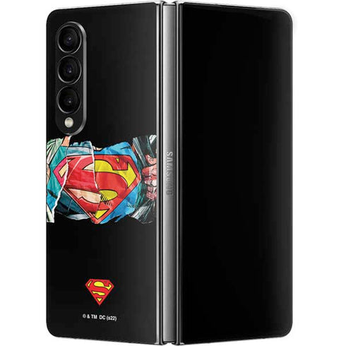 DC Comics Superman Shield Galaxy Z Fold4 5G Skin