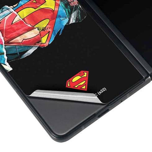 DC Comics Superman Shield Galaxy Z Fold4 5G Skin