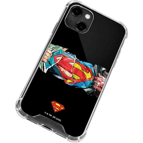 DC Comics Superman Shield iPhone 14 Clear Case