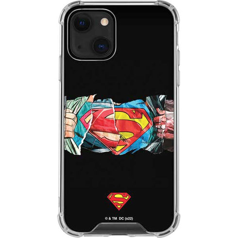 DC Comics Superman Shield iPhone 14 Plus Clear Case