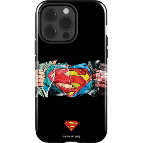 DC Comics Superman Shield iPhone 15 Pro Impact Case