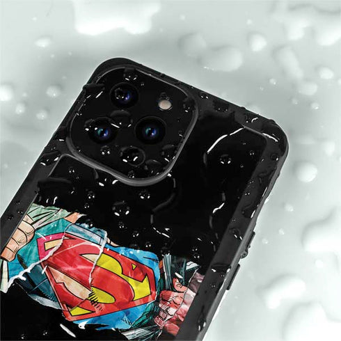 DC Comics Superman Shield iPhone 14 Pro Max Waterproof Case