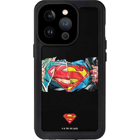 DC Comics Superman Shield iPhone 14 Pro Waterproof Case