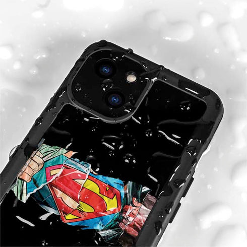 DC Comics Superman Shield iPhone 15 Plus Waterproof Case