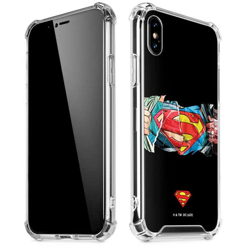 DC Comics Superman Shield iPhone XS Max Clear Case
