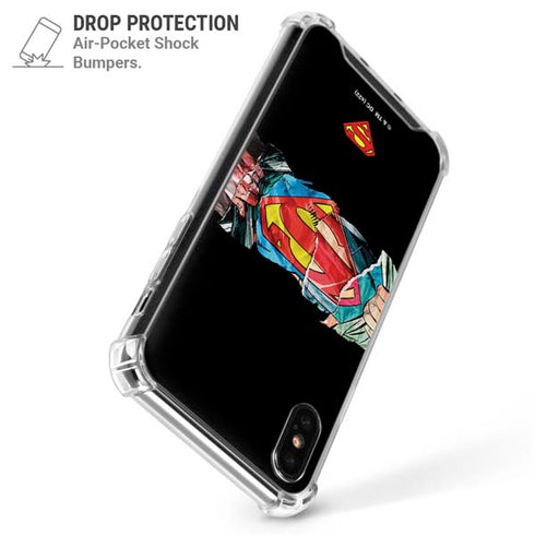 DC Comics Superman Shield iPhone XS Max Clear Case