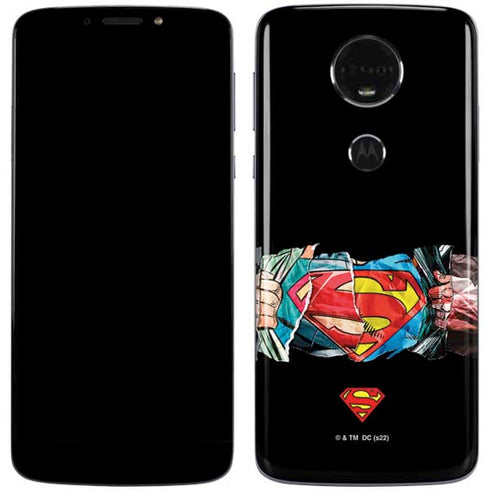 DC Comics Superman Shield Moto E5 Plus Skin