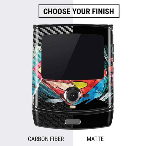 DC Comics Superman Shield Motorola RAZR Skin