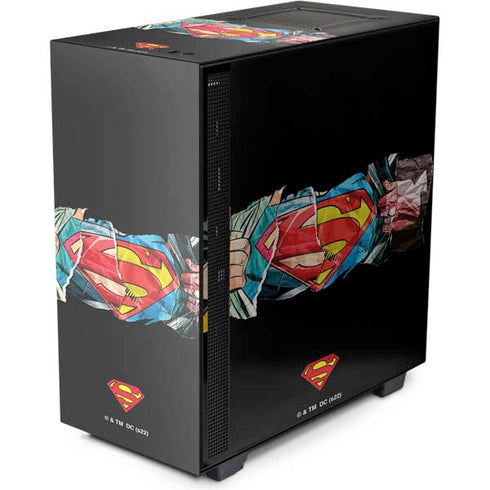 DC Comics Superman Shield NZXT H510 Compact ATX Mid-Tower Case Skin
