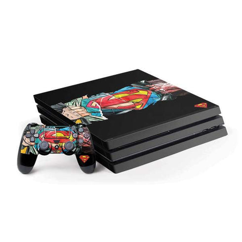 DC Comics Superman Shield PS4 Pro Bundle Skin