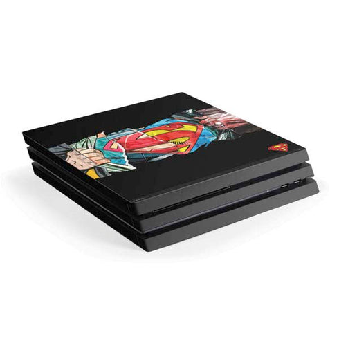DC Comics Superman Shield PS4 Pro Console Skin