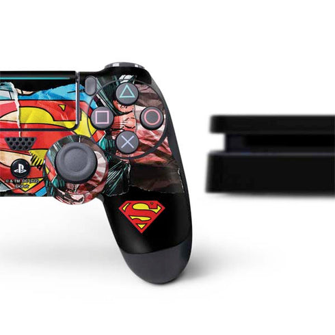 DC Comics Superman Shield PS4 Slim Bundle Skin