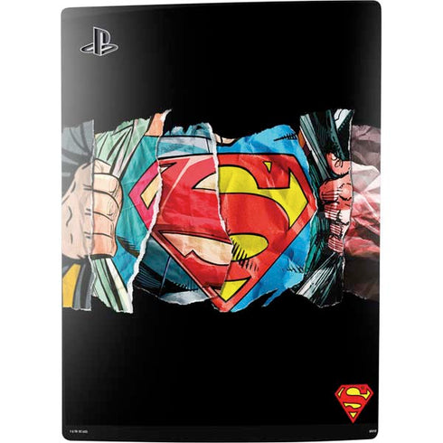 DC Comics Superman Shield PS5 Digital Edition Console Skin