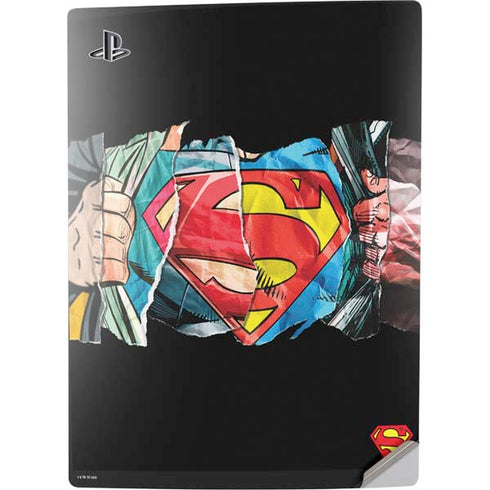 DC Comics Superman Shield PS5 Digital Edition Console Skin