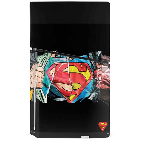 DC Comics Superman Shield PS5 Slim Disk Console Skin