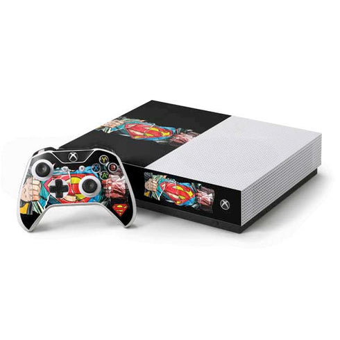 DC Comics Superman Shield Xbox One S All-Digital Edition Bundle Skin