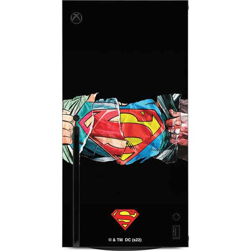 DC Comics Superman Shield Xbox Series X Console Skin