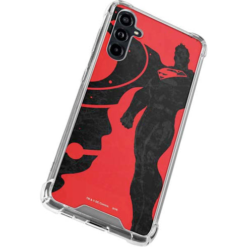 DC Comics Superman Silhouette Flying Galaxy A54 5G Clear Case