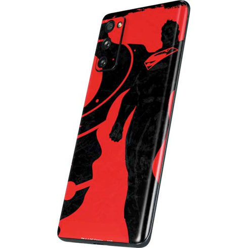 DC Comics Superman Silhouette Flying Galaxy S20 Fan Edition Skin