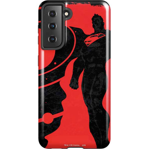 DC Comics Superman Silhouette Flying Galaxy S21 5G Pro Case