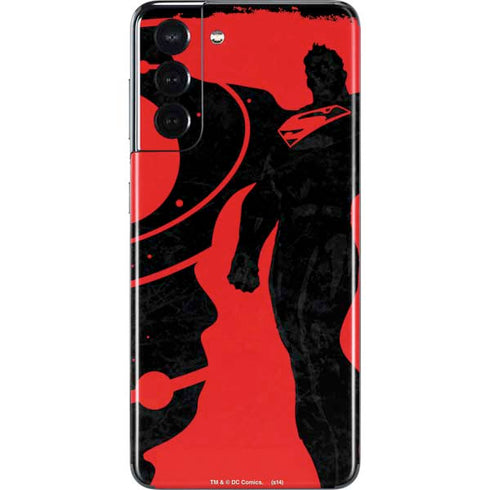 DC Comics Superman Silhouette Flying Galaxy S21 5G Skin