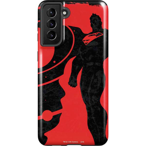 DC Comics Superman Silhouette Flying Galaxy S21 Plus 5G Pro Case