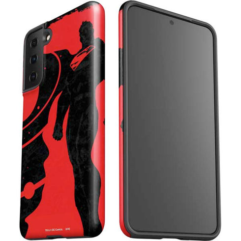 DC Comics Superman Silhouette Flying Galaxy S21 Plus 5G Pro Case
