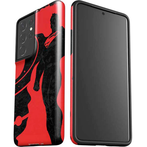DC Comics Superman Silhouette Flying Galaxy S21 Ultra 5G Pro Case